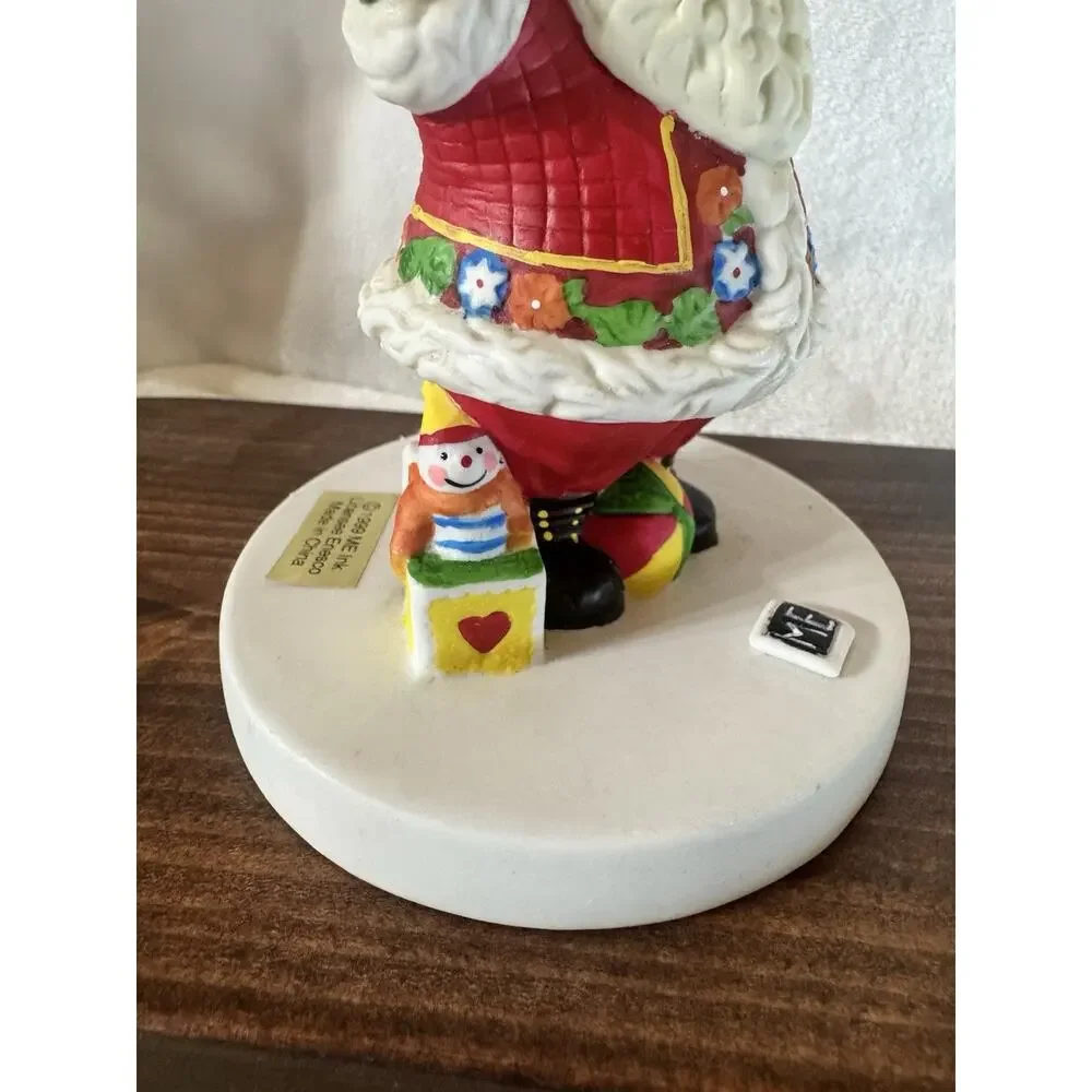 Vintage Mary Engelbreit “Believe” Santa Cookie Stamp Press Enesco 1999 Y2K ME